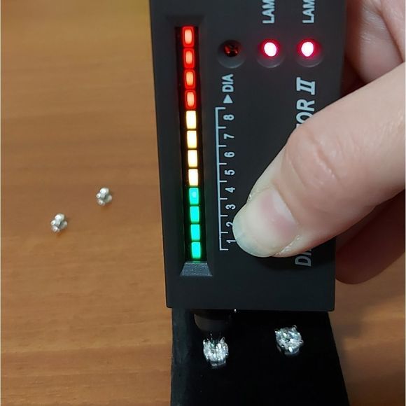 1 Carat Moissanite 925 Silver Sterling Stud Earrings - Picture 14 of 15